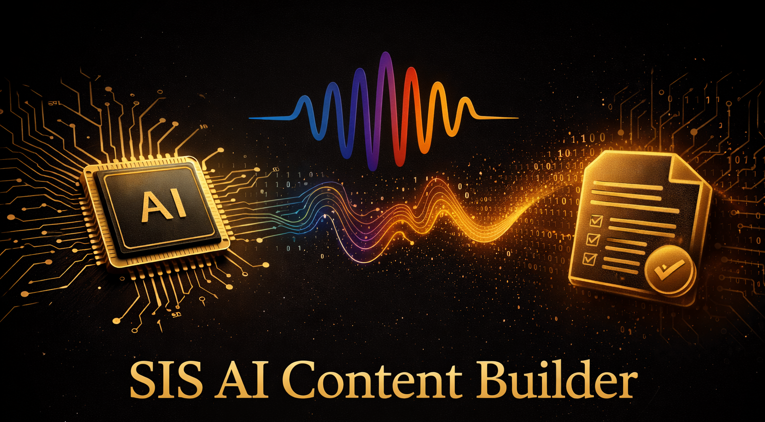SIS AI Content Builder graphic